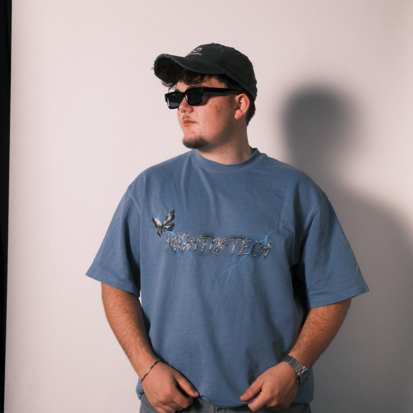 Thunder  Basic Oversized T-shirt Nightoftech