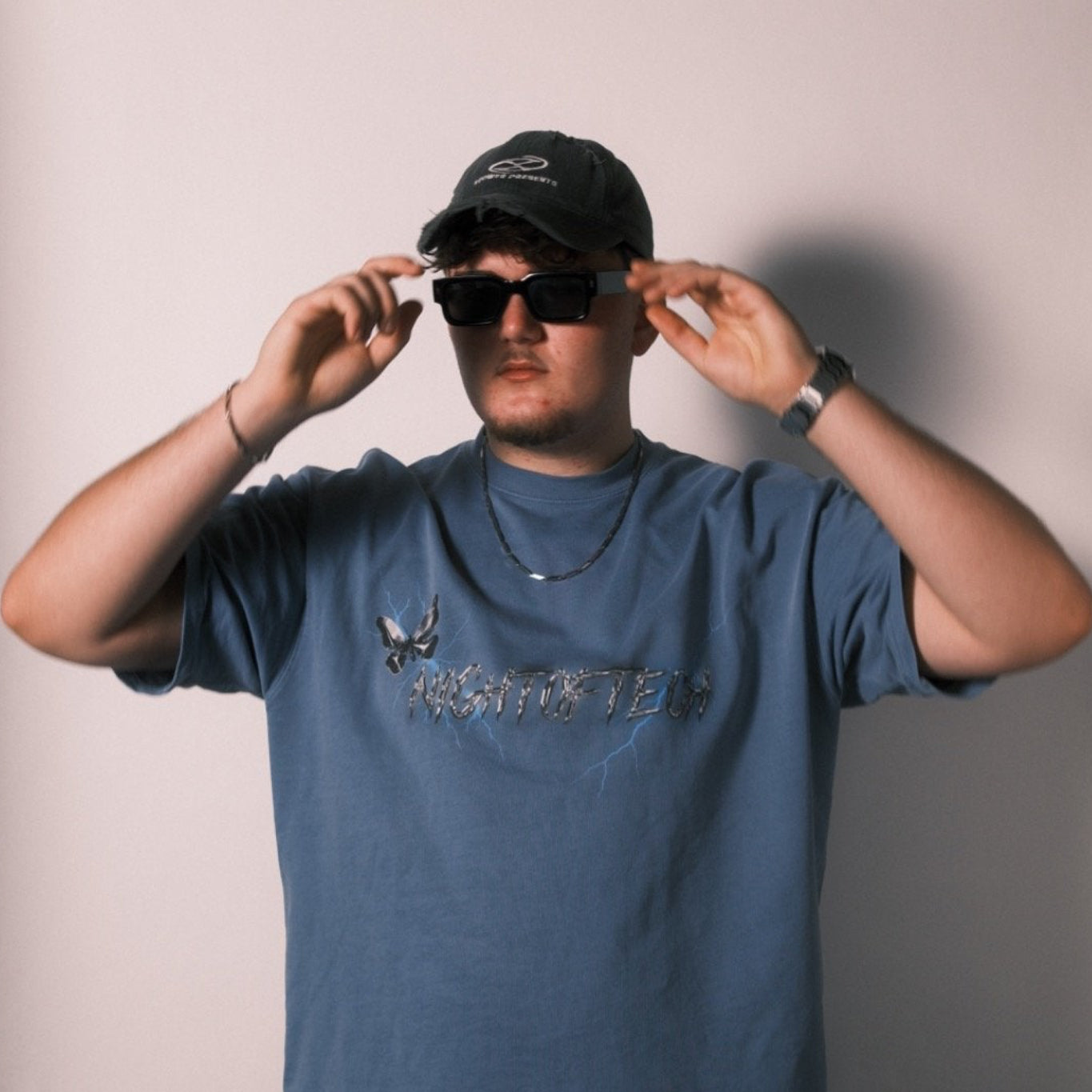 Thunder  Basic Oversized T-shirt Nightoftech